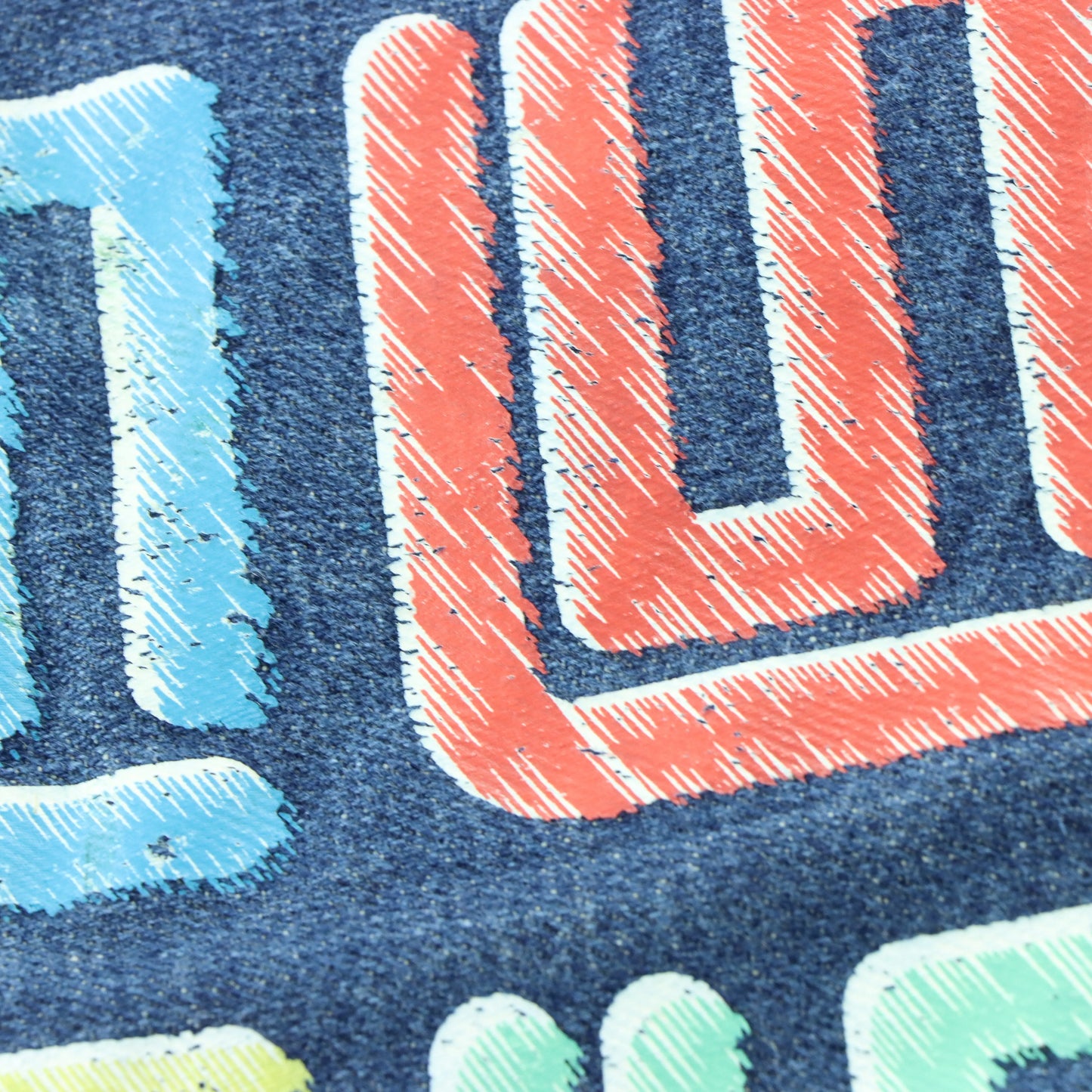 SEAN JOHN Y2K Colourful Stitching Jorts Denim Jean Shorts (34) - Vintage Sole Melbourne