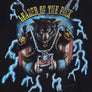 USA THUNDER "Leader of The Pack" Biker Wolf Front Back T-Shirt (L-XL)
