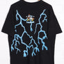 USA THUNDER "Leader of The Pack" Biker Wolf Front Back T-Shirt (L-XL)