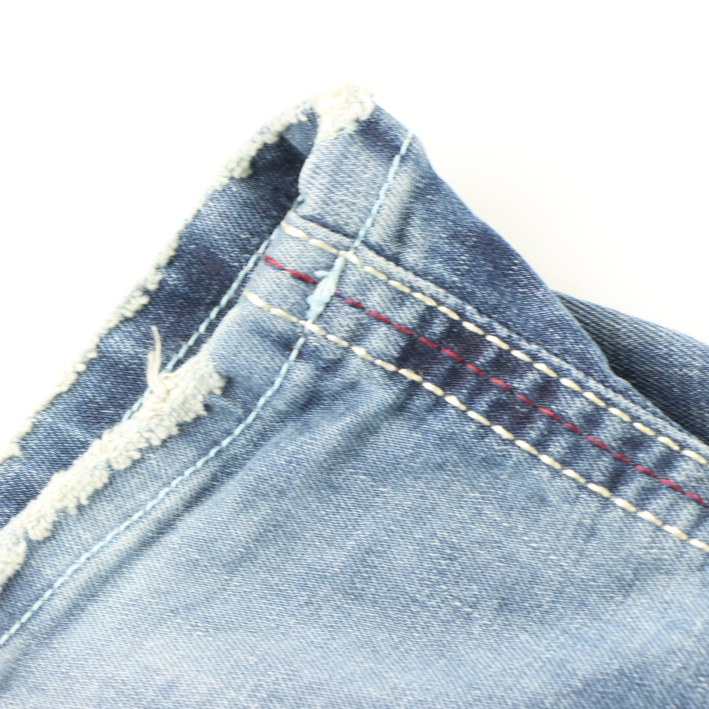 AFFLICTION Y2K Patchwork Grunge Distressed Acid Wash Jeans (31)