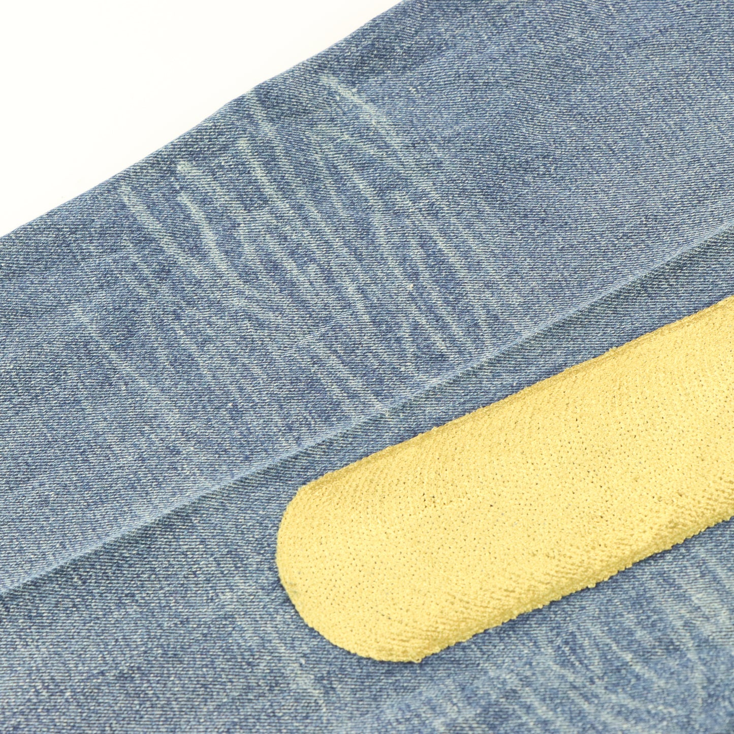 Vintage EVISU Embroidered Big Gold Seagull Logo Blue Jeans (42)