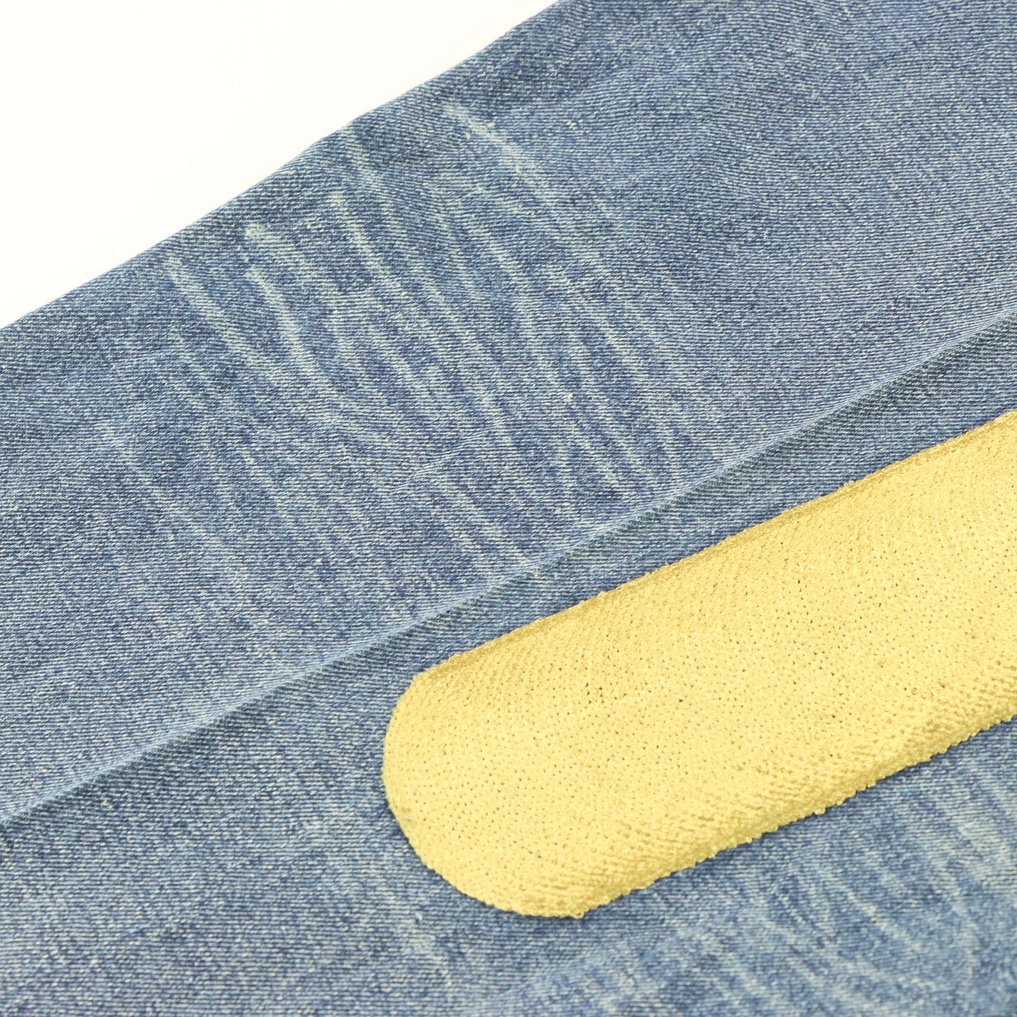 Vintage EVISU Embroidered Big Gold Seagull Logo Blue Jeans (42) - Vintage Sole Melbourne