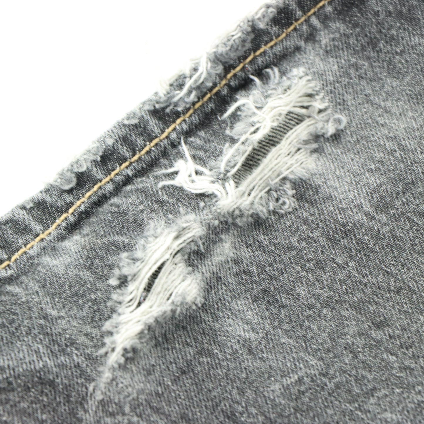 ECKO UNLTD Y2K Embroidered 'Baggy-Fit' Black & Gold Denim Jeans (36)