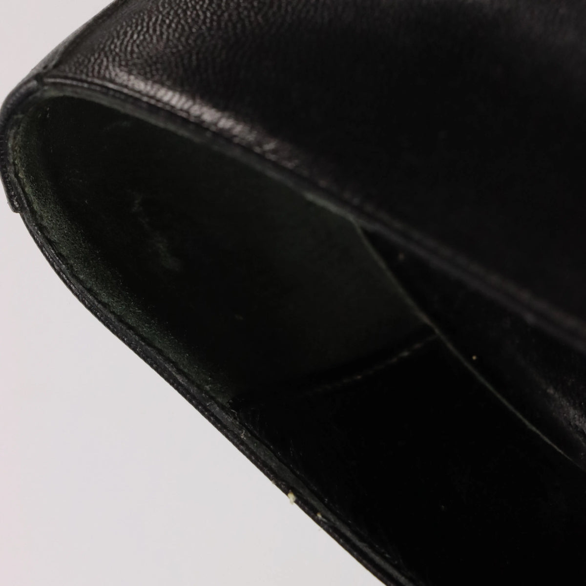 Vintage GUCCI 90's Tassel Loafer Silver & Black Leather Pump Heel (37 C)