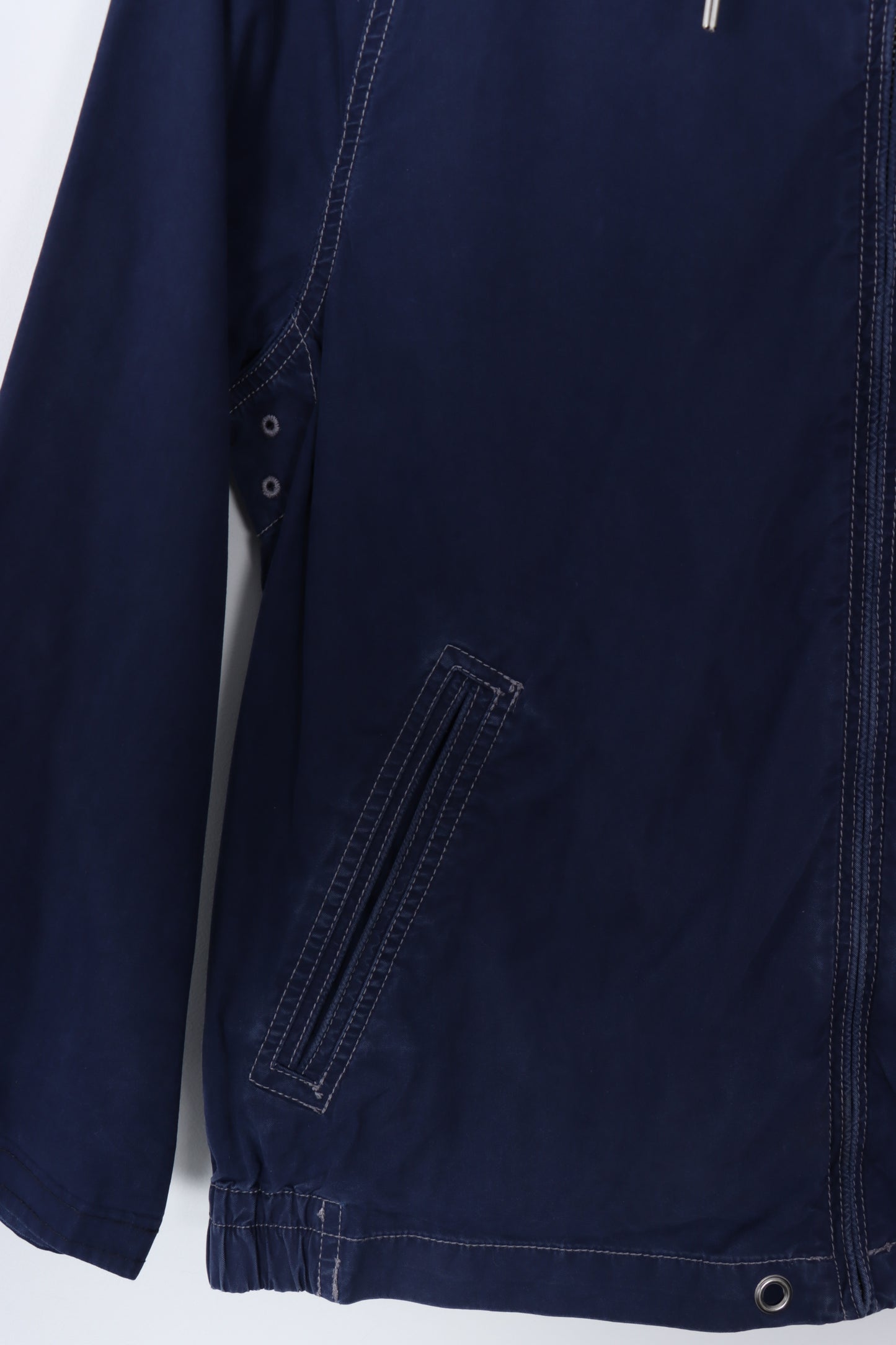 RALPH LAUREN Navy & White Embroidered Jacket (M)