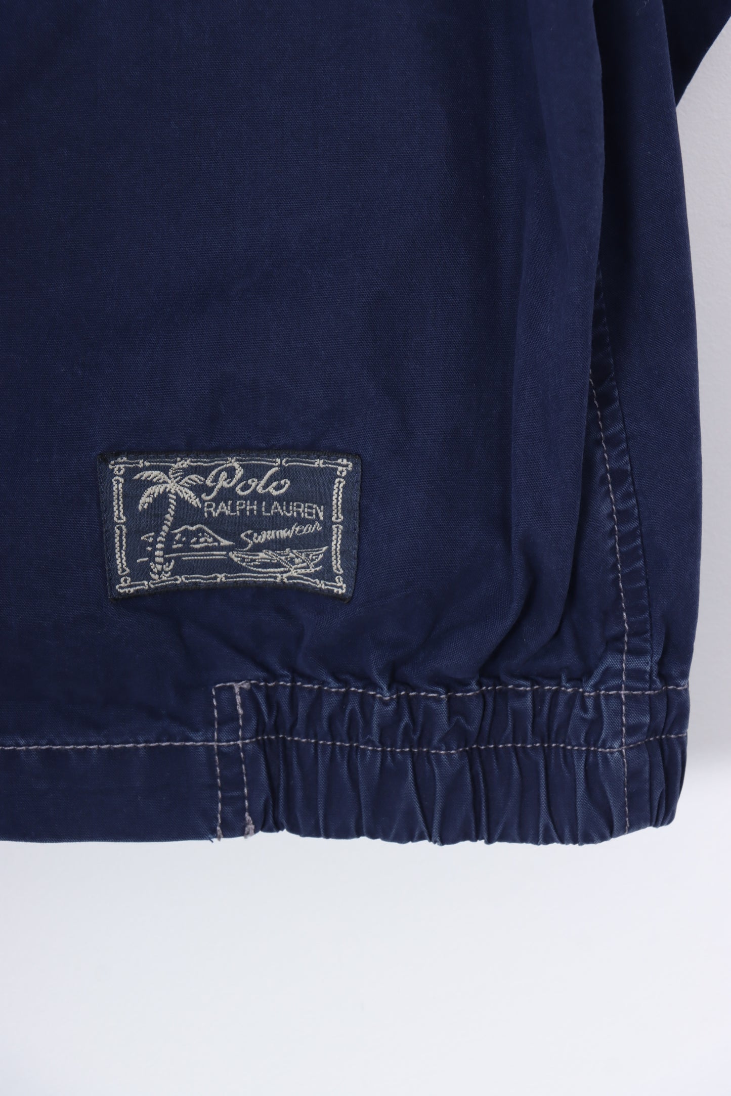 RALPH LAUREN Navy & White Embroidered Jacket (M)