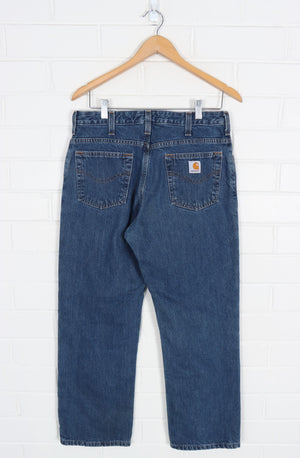 Vintage CARHARTT Denim Lined Jeans (Women's 8 x 28)