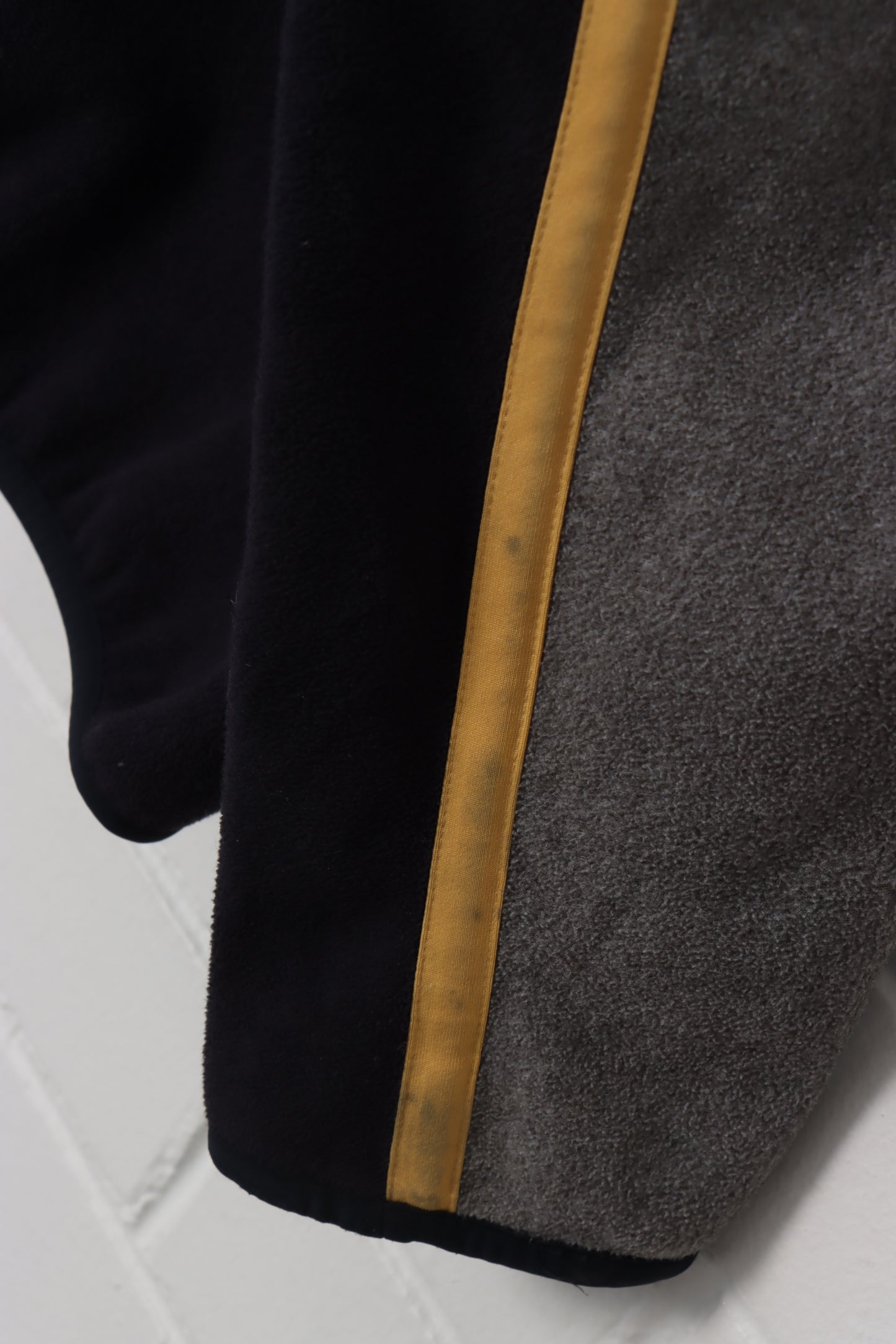 NAUTICA Embroidered Yellow & Grey Full Zip Fleece (XL)