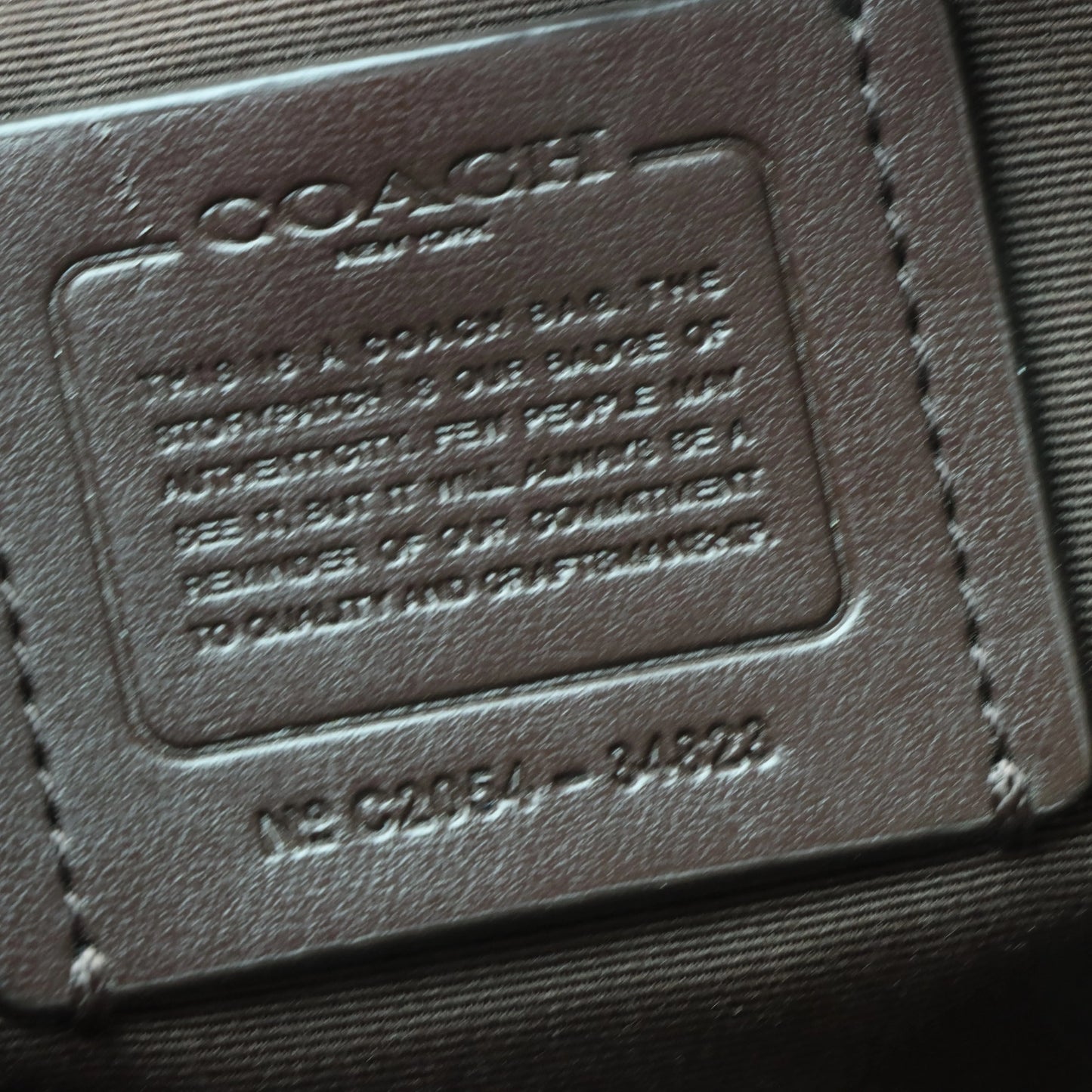 COACH 34823 'Mae' Pebble Leather Tan Crossbody Bag - Vintage Sole Melbourne