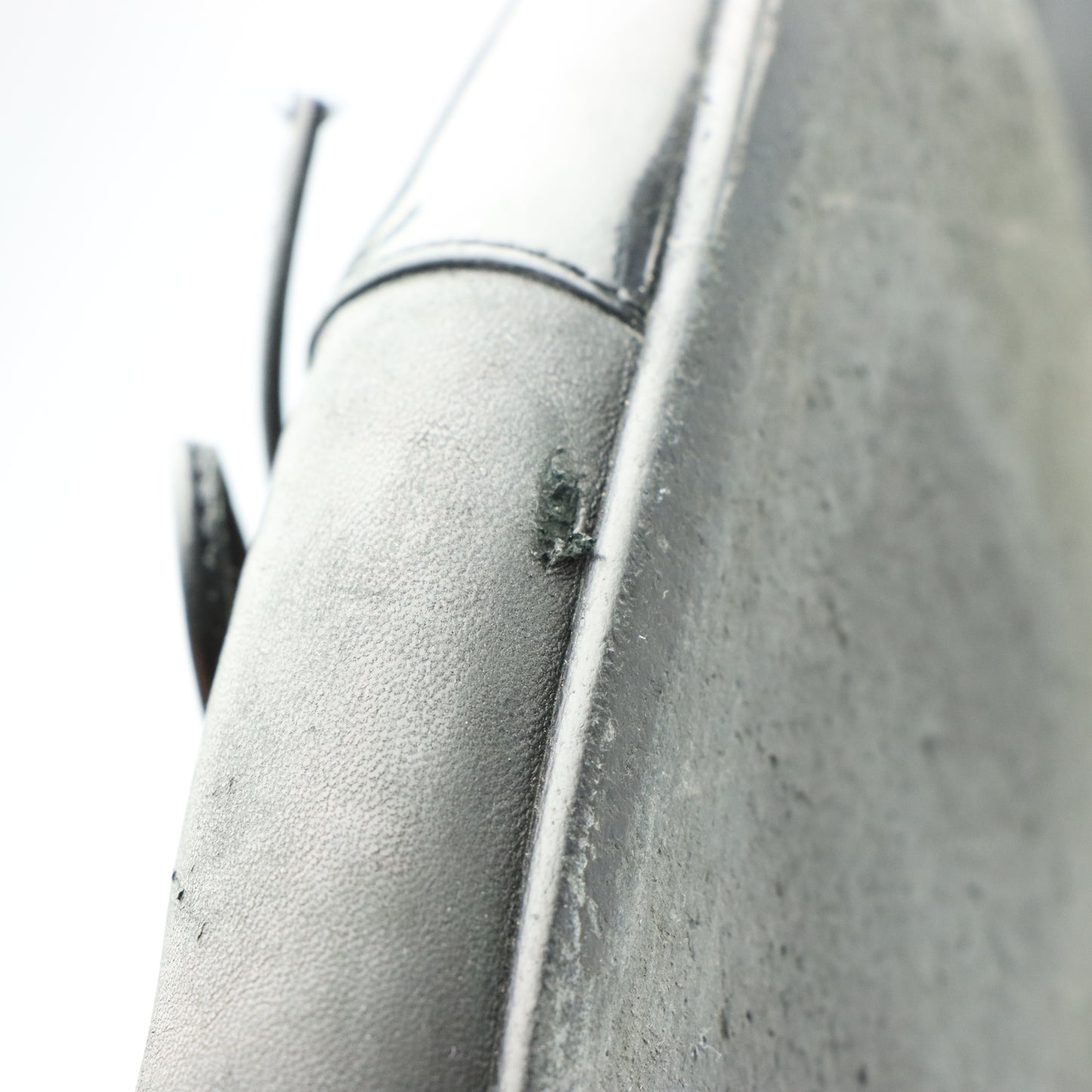 CHANEL Bow Patent Toe Classic Logo Black Ballet Flats (41.5)