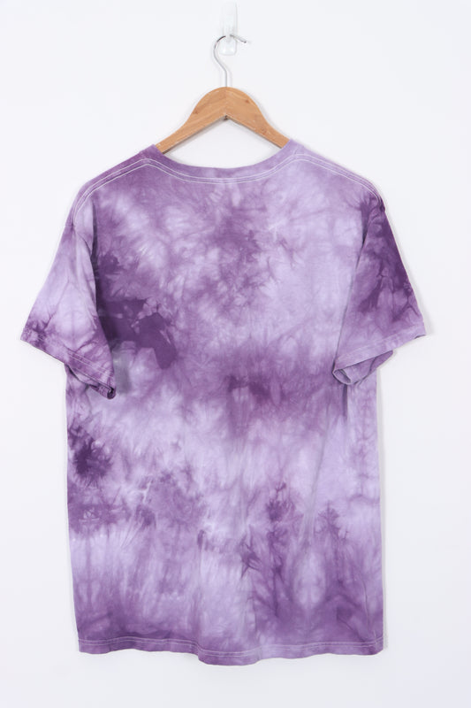 2001 THE MOUNTAIN Floral Fairy Large Graphic Purple T-Shirt (M)