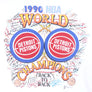 NBA Detroit Pistons 1990 World Champions Single Stitch T-Shirt USA Made (L)