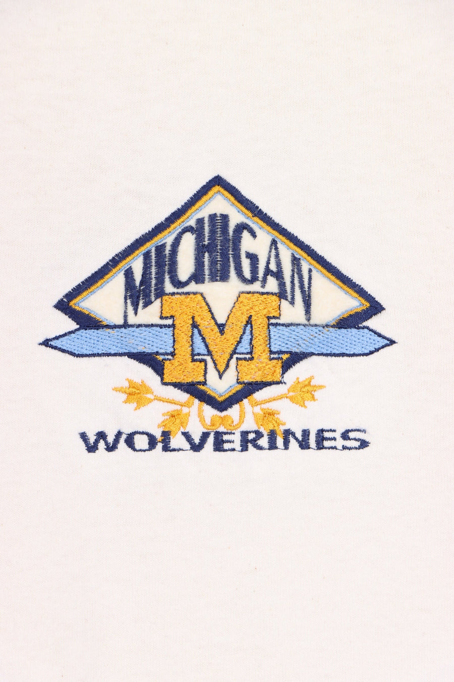 Michigan Wolverines Embroidered Logo T-Shirt (XL)