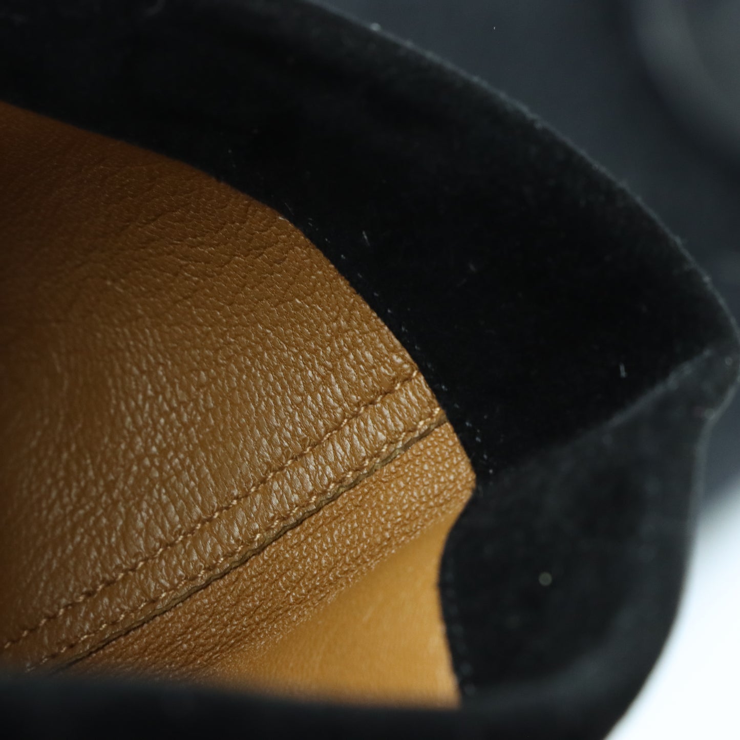 CHLOE Suede Black Heeled Italy Made Calf Boots (36.5)