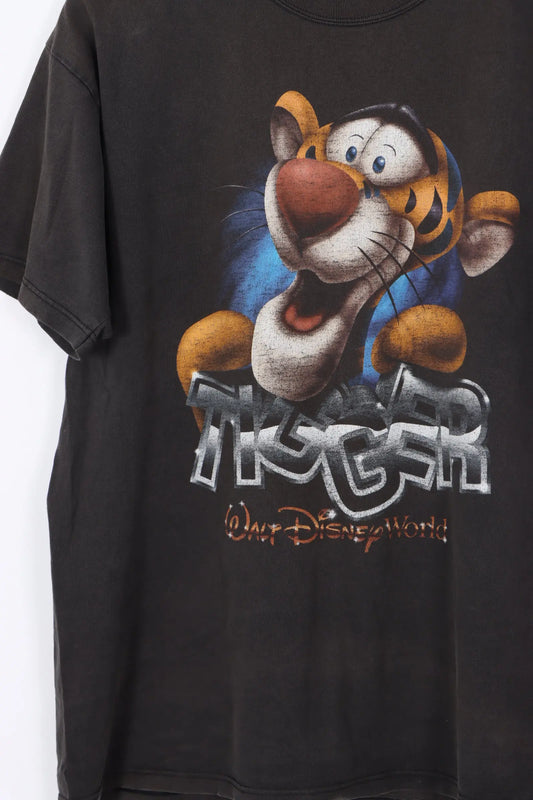 Walt Disney World Tigger Large Graphic Print Made in USA Tee (M-L) Vintage Sole Melbourne