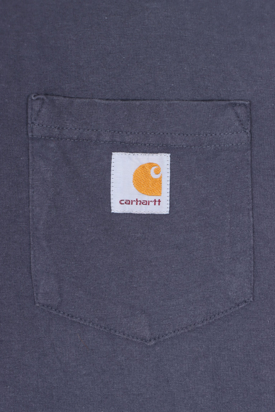 CARHARTT Steel Grey 'Original Fit' Front Pocket T-Shirt (XL)