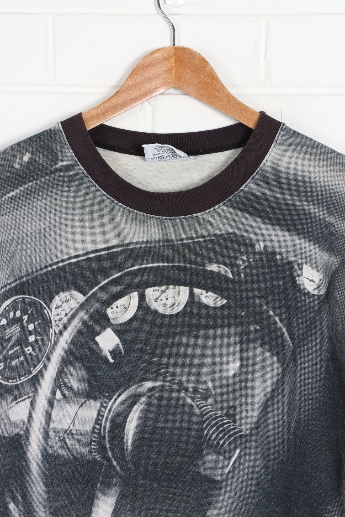NASCAR Dale Earnhardt #3 "Intimidator" Cockpit All Over T-Shirt USA Made (L)