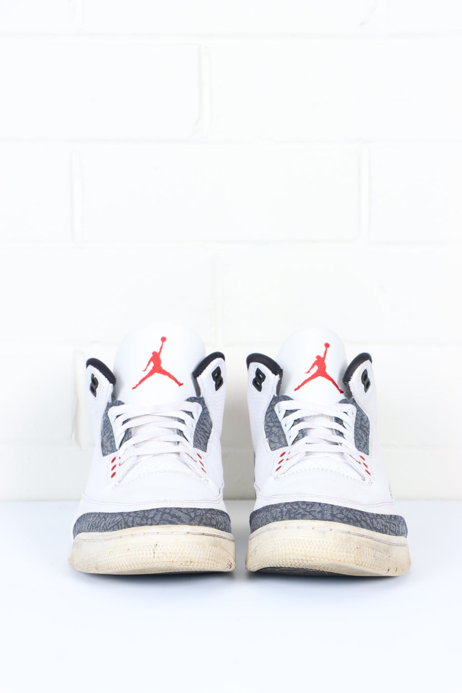 NIKE Air Jordan 3 Retro 'Fire Red Denim' Sneakers (10)