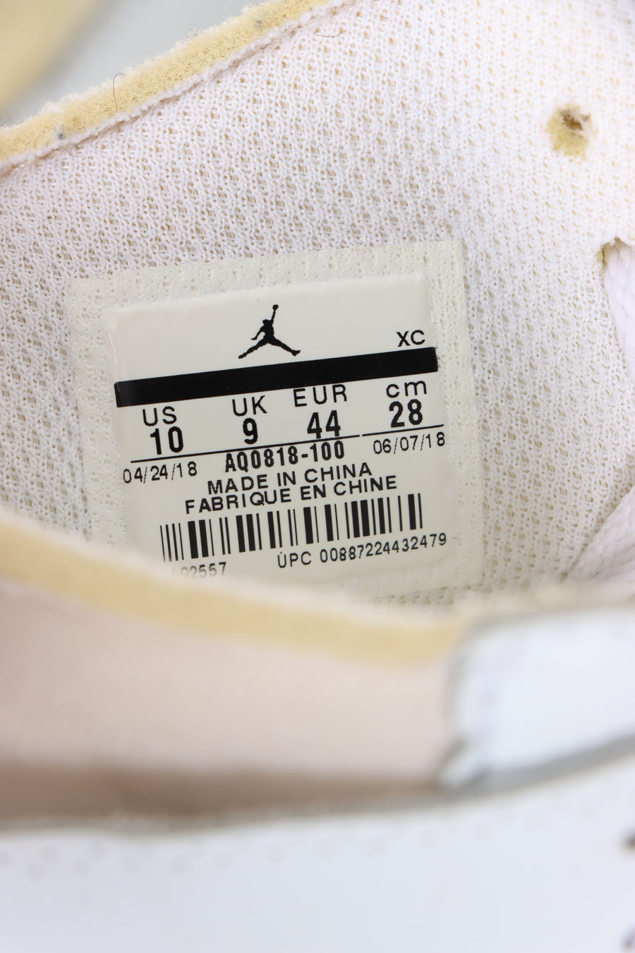 REPLICA Nike Air Jordan 1 Off White Retro High Sneakers (10)