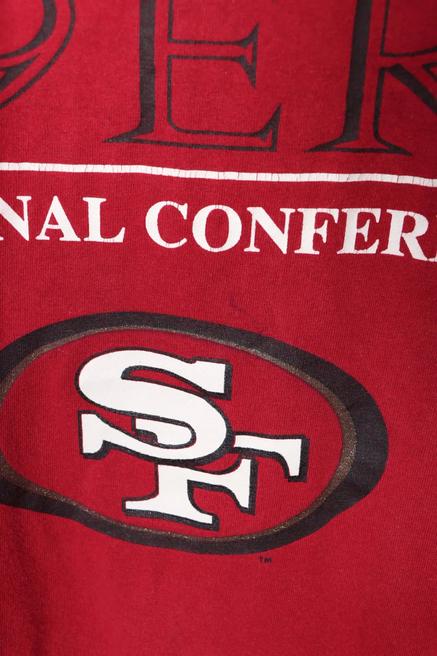 RUSSEL ATHLETIC 1996 San Francisco 49ers USA Made T-Shirt (XXL) Vintage Sole Melbourne