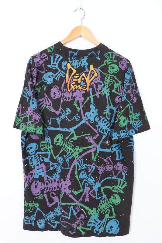 1992 Grateful Dead 'Dead Space' Graffiti Style USA Made Music Tee (XL)