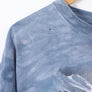 THE MOUNTAIN 1999 Ted Blaylock Train Scene Tie Dye Blue T-Shirt (XL)