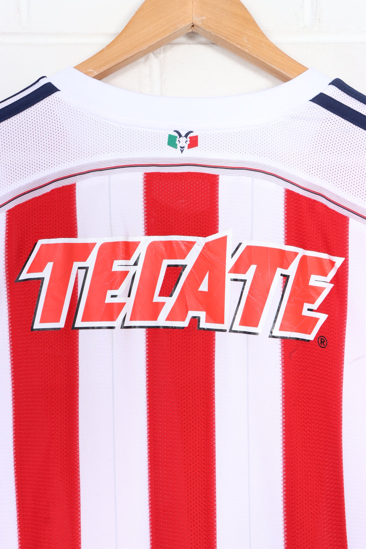 Autographed Chivas Guadalajara 2014/2015 ADIDAS Home Soccer Jersey (L)