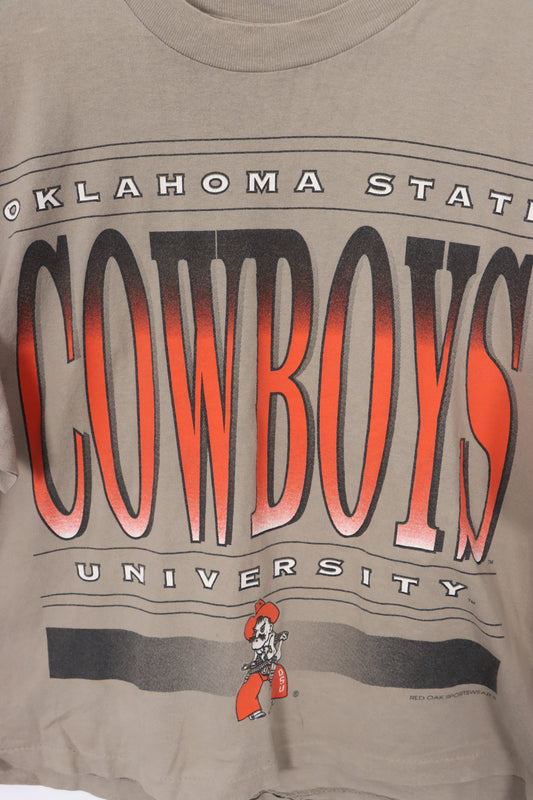 Oklahoma State Cowboys Single Stitch USA Made Boxy Fit T-Shirt (XL)