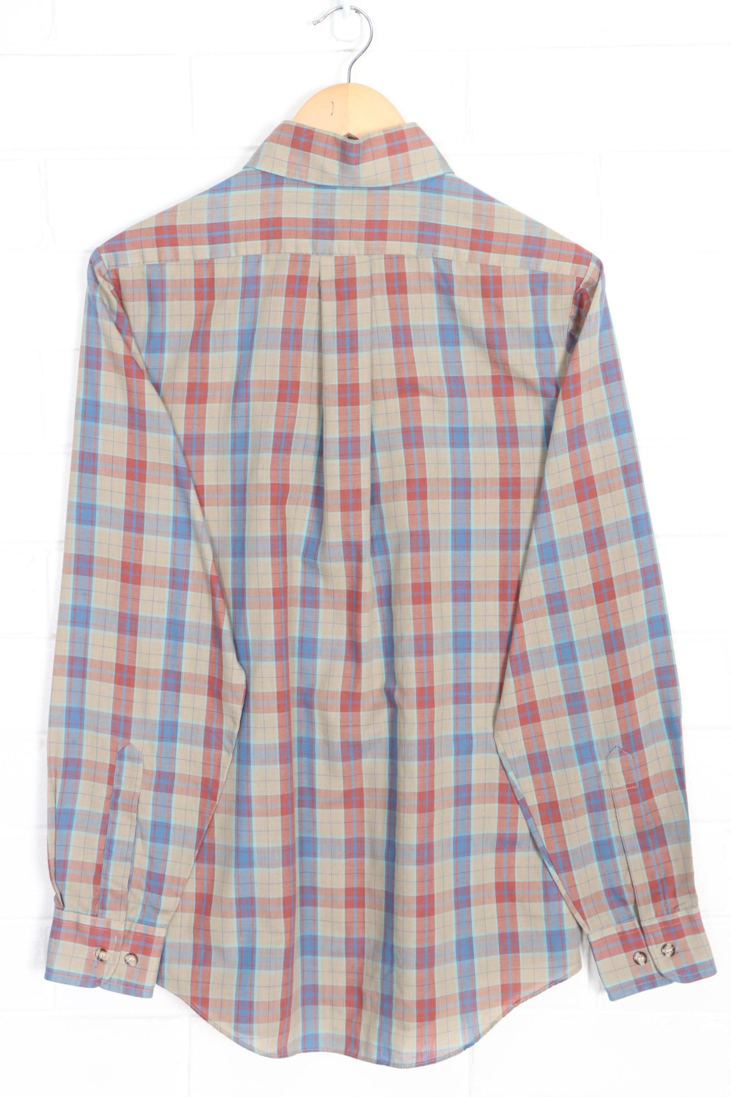 LEE MR Lightweight Madras Plaid Button Up Shirt (M) - Vintage Sole Melbourne