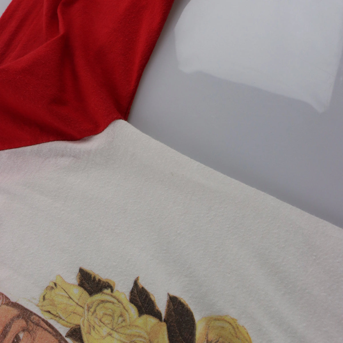 Willie Nelson USA Made Red & White 3/4 Sleeve Raglan Tee (XS) ***COCO Vintage Sole Melbourne