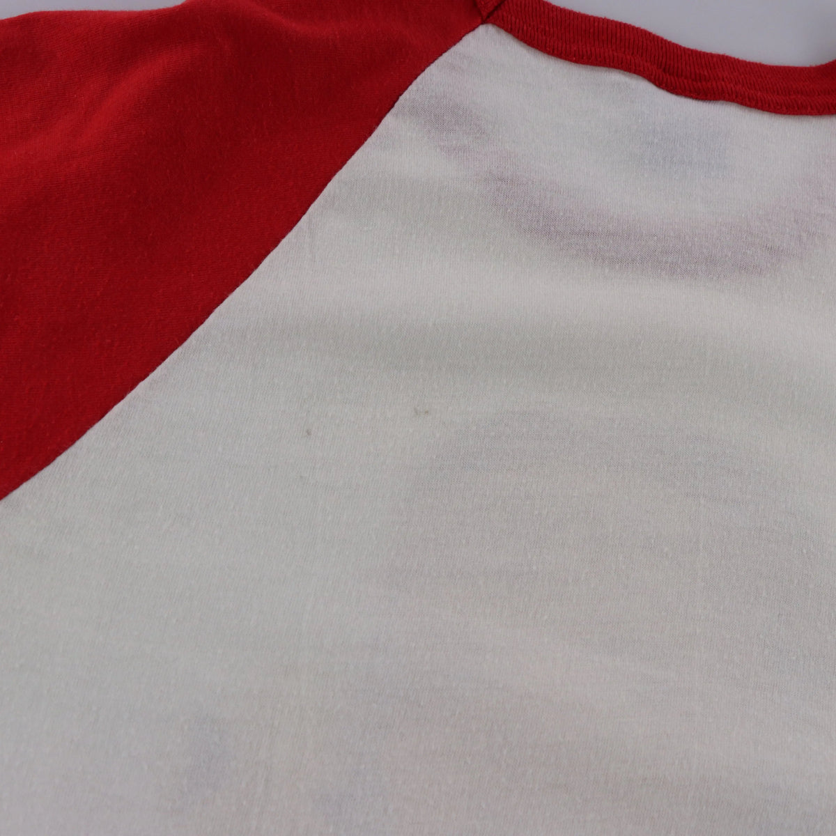 Willie Nelson USA Made Red & White 3/4 Sleeve Raglan Tee (XS) ***COCO Vintage Sole Melbourne