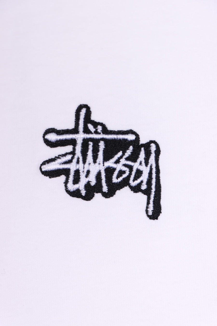 STUSSY Embroidered Logo Stamped T-Shirt (L)