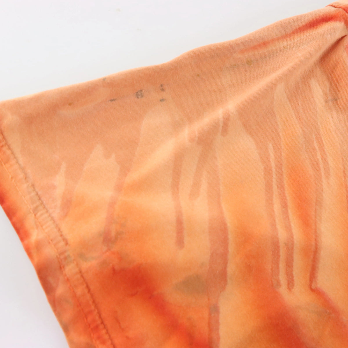 Vintage HARLEY DAVIDSON "Follow No One" Superstition Arizona Orange & Grey Drip Effect Tee (L)