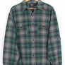 RRL RALPH LAUREN Green Tone Heavy Button Up Shirt (XXL)