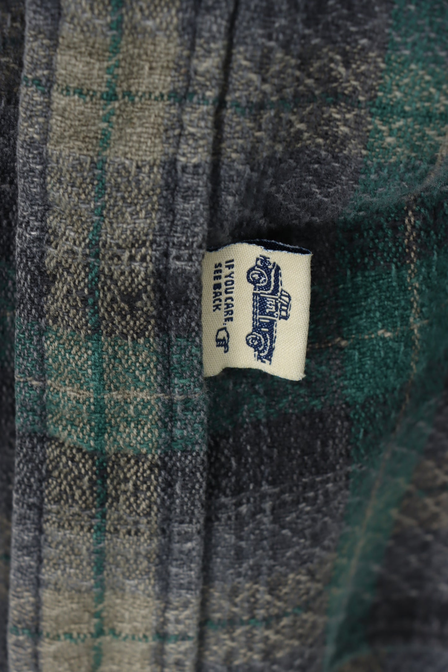 RRL RALPH LAUREN Green Tone Heavy Button Up Shirt (XXL)