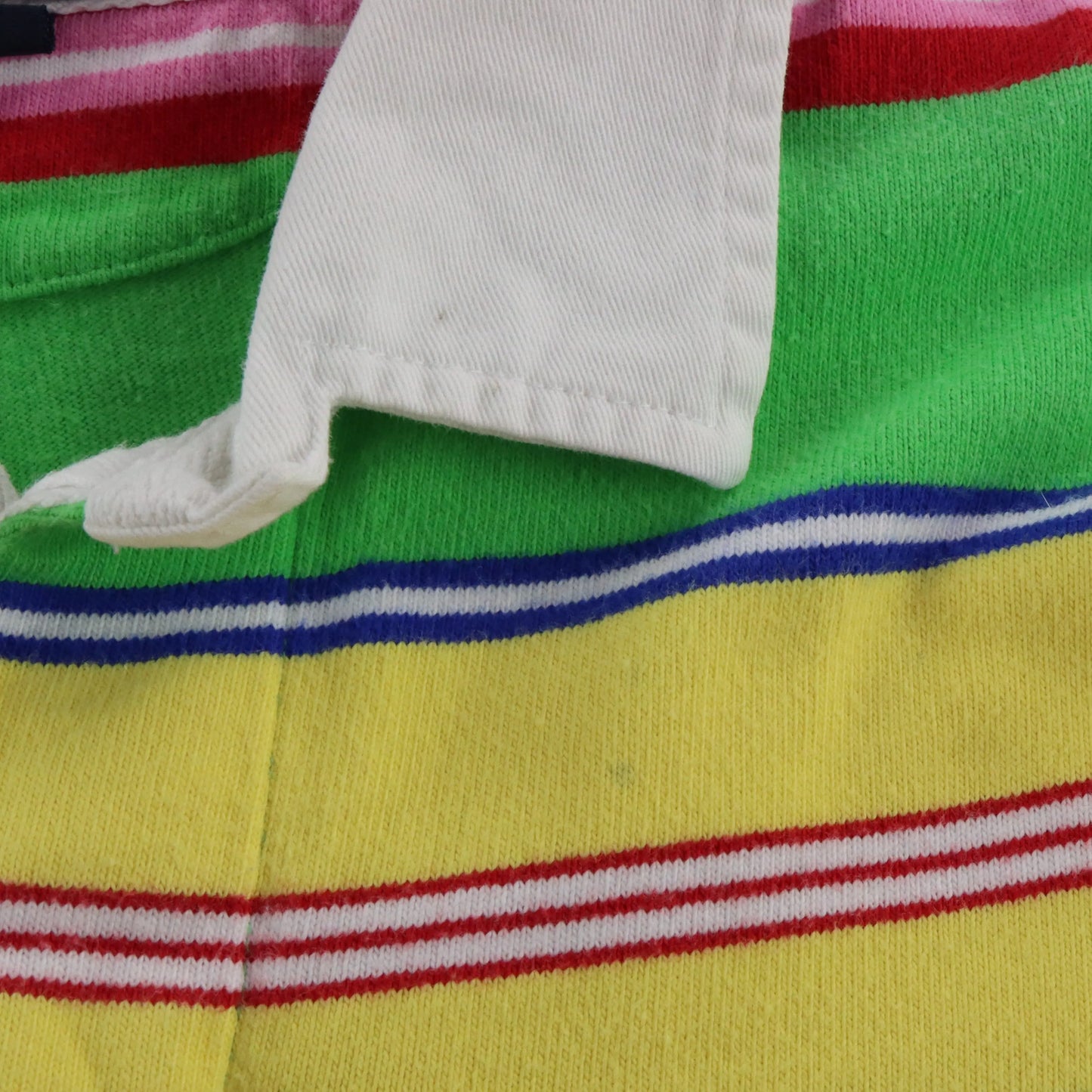 RALPH LAUREN POLO Bright Multicolour Stripe Rugby Jumper (M) ***COCO - Vintage Sole Melbourne