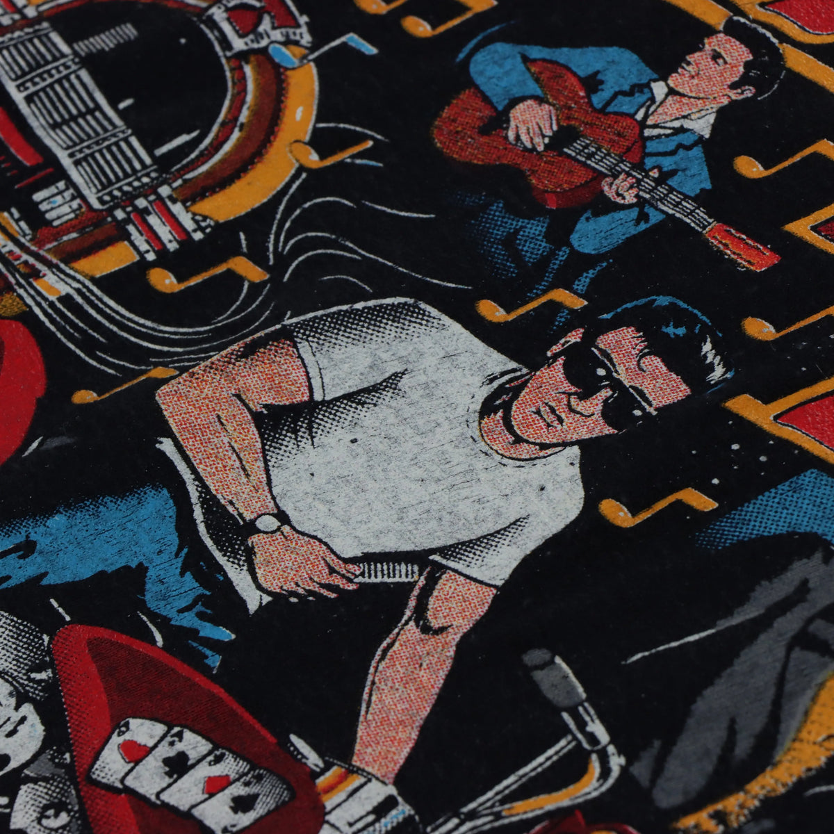 1987 HARLEY DAVIDSON Elvis Presley 'Rockin Rollin' Single Stitch T-Shirt (XS-S) - Vintage Sole Melbourne