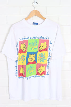 DISNEY Winne the Pooh "Small Words Big Thoughts" T-Shirt (L)