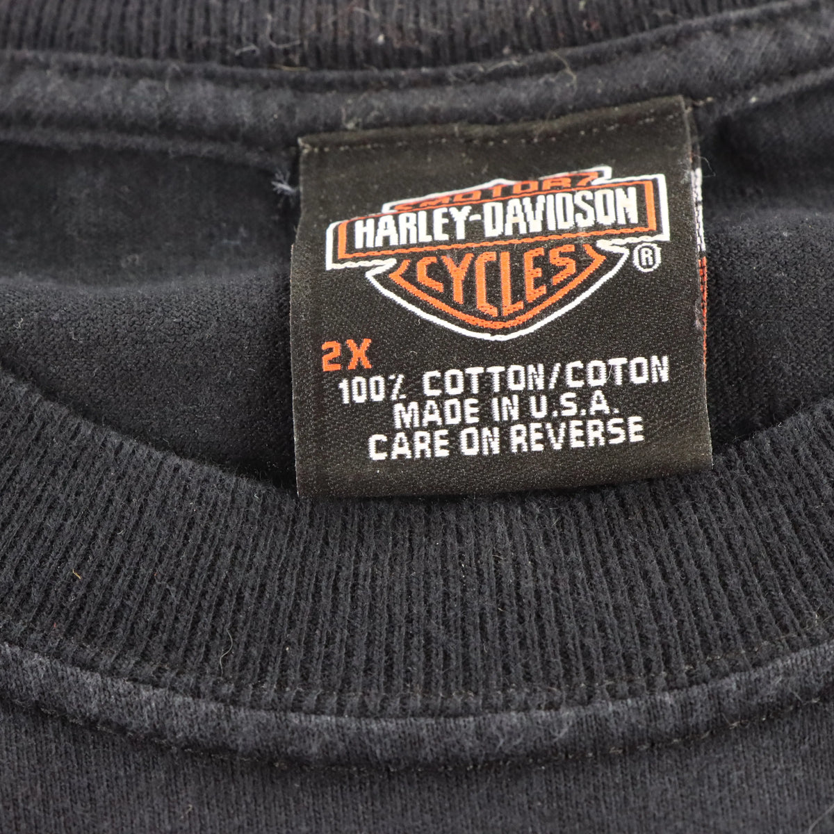 Vintage 2004 HARLEY DAVIDSON "The Key To Your Freedom" Eugene Oregon Black USA Made T-Shirt (XXL)