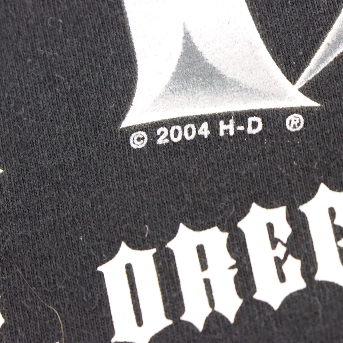 Vintage 2004 HARLEY DAVIDSON "The Key To Your Freedom" Eugene Oregon Black USA Made T-Shirt (XXL)