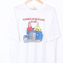 'The New Muffler' Husband & Wife Funny 50/50 Graphic Tee (XL)