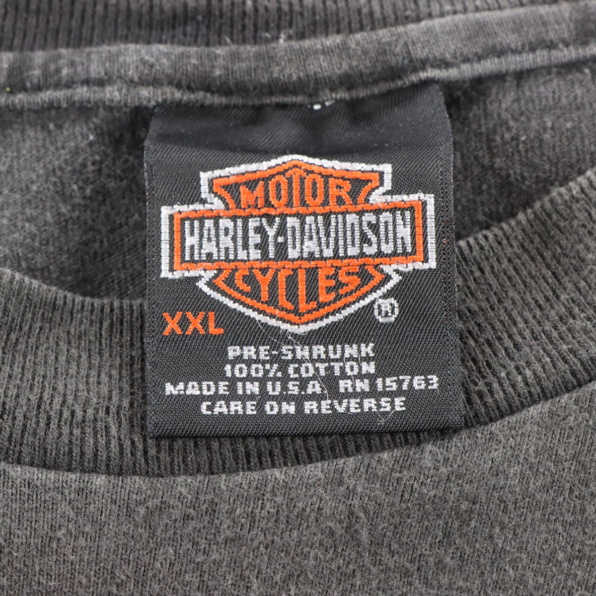 HARLEY DAVIDSON Canadian Biker Beaver USA Made Vintage Motorcycle Tee (XXL)