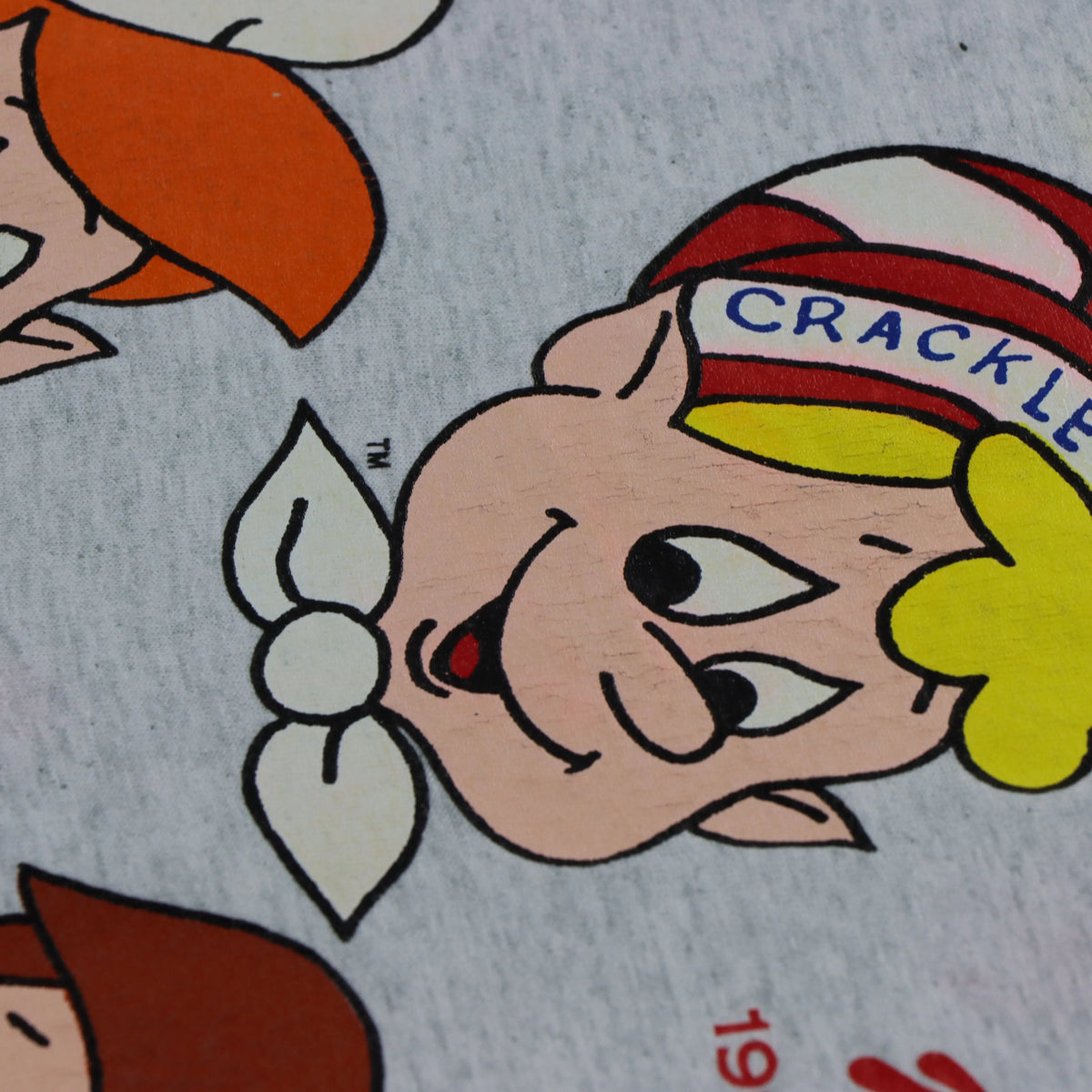 Vintage KELLOGGS 1992 Funwalk 'Snap, Crackle, Pop' 50/50 USA Made T-Shirt (XL)
