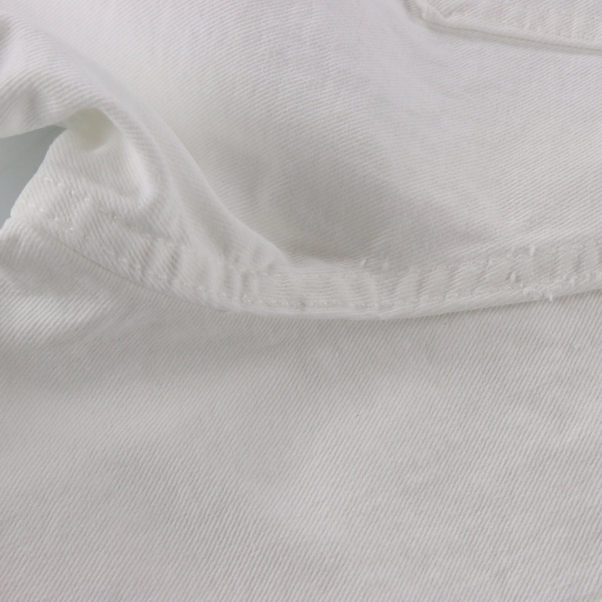 LEVI'S 'Regular Fit' USA Made High Waist White Denim Shorts (12) Vintage Sole Melbourne