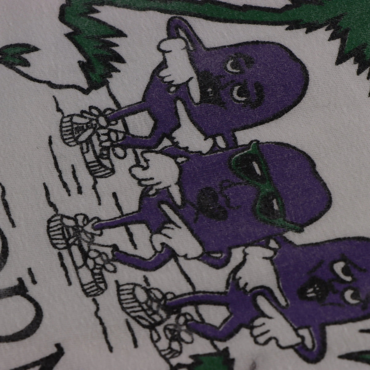 Vintage 'Hell-Raisin' California Comedy Cartoon White Single Stitch T-Shirt (XL)