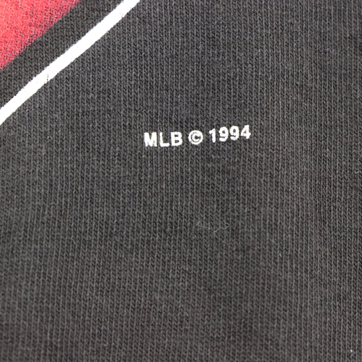 Vintage 1994 MLB Cleveland Indians 'Chief Wahoo' USA Made Black Single Stitch Baseball Tee (XL)