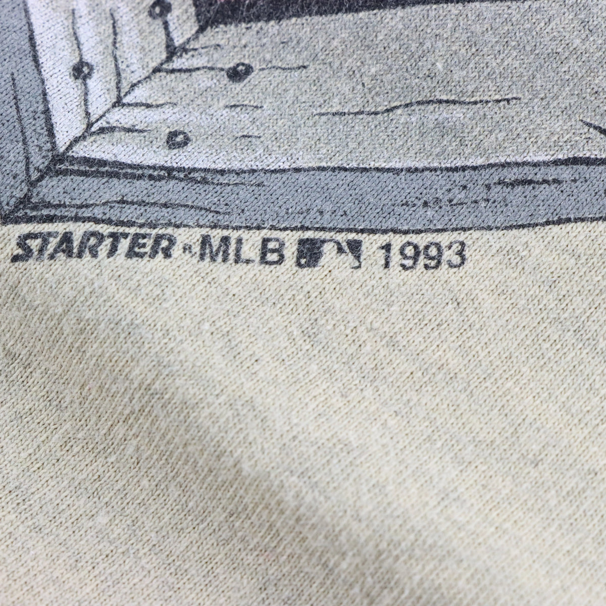 Vintage 1993 STARTER St. Louis Cardinals MLB Illustration USA Made T-Shirt (M-L TALL)