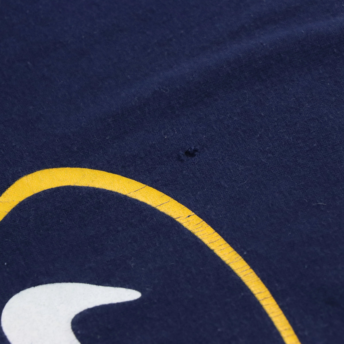 Vintage VALOR Circle Logo Swoosh Navy & Yellow T-Shirt (XL)