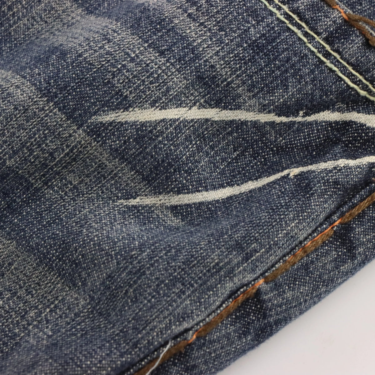 Vintage LAGUNA BEACH Y2K Skull Button Cross Pocket USA Made Denim Jeans (36)