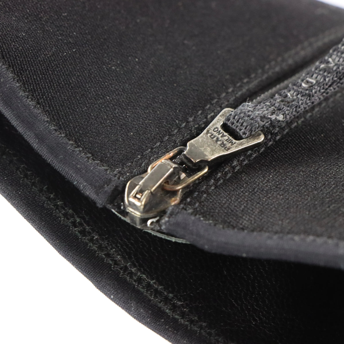Vintage PRADA Black Italy Made Wedge Platform Boots (8)